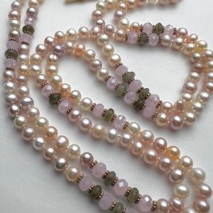Genuine Freshwater Pearl Necklace - abt. 42"
